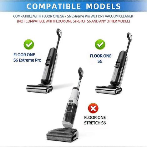 Pièces détachées pour aspirateur Tineco Floor ONE S6/S6 Extreme Pro (lot de 3) (1/5)