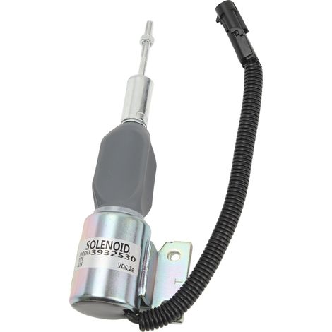 Électrovanne d'arrêt moteur diesel 24 V 3932530 - Remplacement de l'électrovanne de coupure d'alimentation en carburant pour moteur Cummins 5.9L 6BT (1/5)