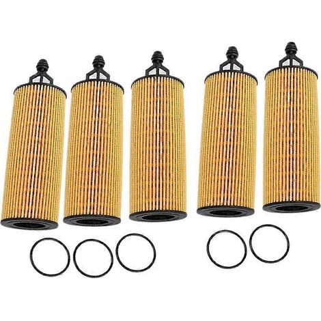 5-teiliges Ölfilterset 68191349AA für Jeep Cherokee, Chrysler 200 (2014–2017), Dodge Grand Caravan (2014–2019) und Ram 3.6L (1/5)
