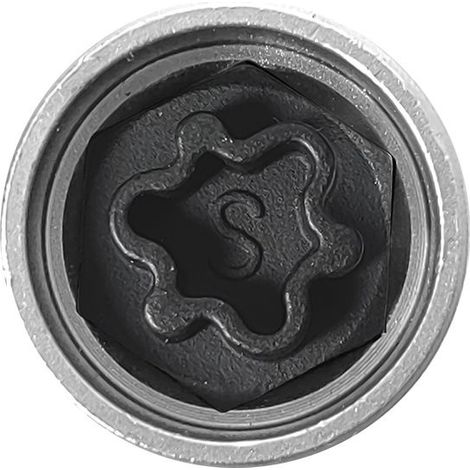 Clé à douille antivol 17 mm pour écrou de roue de verrouillage – Profil d'empreinte spécifique – Compatible Audi A6 A3 A4 A5 TT (1/5)