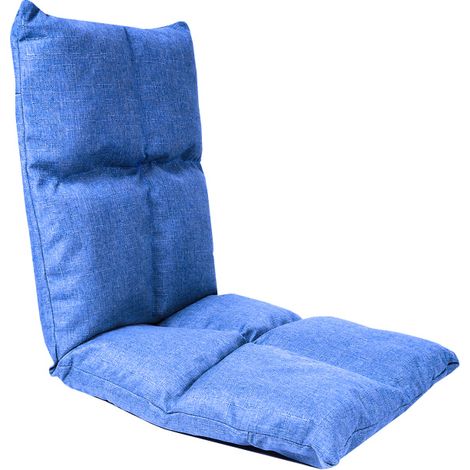 Aga Bodenliegesessel 36x48x48 cm Blau (1/3)