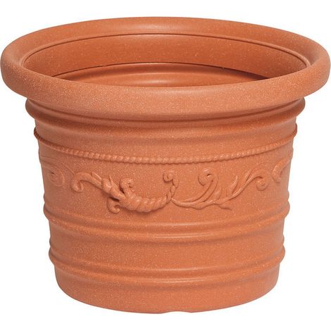 VASO PLASTICA FESTONATO D 40XH30 CM PRESTIGE (1/2)