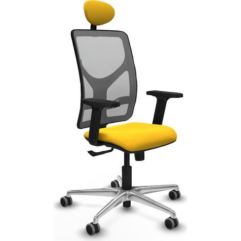 Chaise de bureau piqueras y crespo Motilla gris mousse 50 mm (1/2)