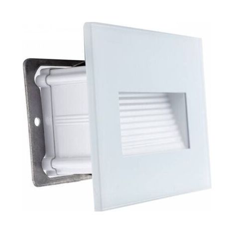 YMYNY Spot LED encastré 4 W pour boîtier 503, 3 000 K/4 000 K, cadre en verre IP65 - Blanc chaud