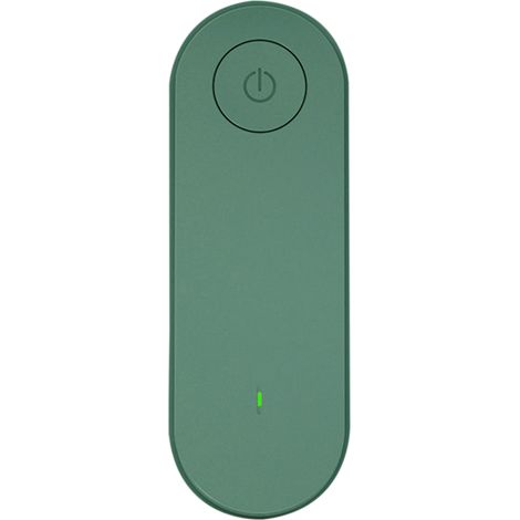 Purificador de aire, purificador de aire de iones negativos con enchufe para la eliminación de olores, estándar europeo, color verde. (1/5)