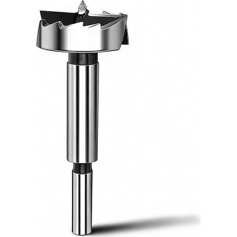 Mèche Forstner 32mm, Foret à Ailettes Plates, longueur 90 mm avec tige ronde de 10 mm, pour bois, bois dur (1/5)