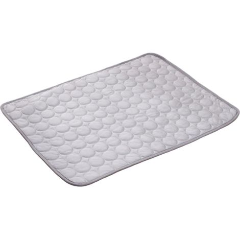 Alfombrilla refrescante para mascotas, manta refrescante de verano, colchoneta para dormir tipo sofá cama, apta para cachorros y gatitos, lavable, duradera y a prueba de mordeduras (gris, 7055 cm). (1/5)