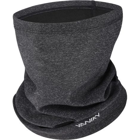 Multifunktionstuch Schlauchschal Herren Damen winddicht Fleece reflektierend Grau (1/5)