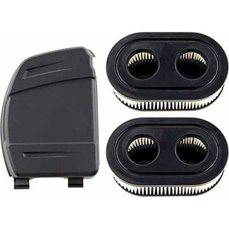 Ensemble de 2 Filtres à Air - Avec Couvercle de Filtre à Air - Pour Moteurs Briggs & Stratton 550E, 575EX, 575IS, 625EXI, 650EXI, 675EXI, 675IS - Remplace les Pièces 594106, 798339, 798452, 593260 (1/4)