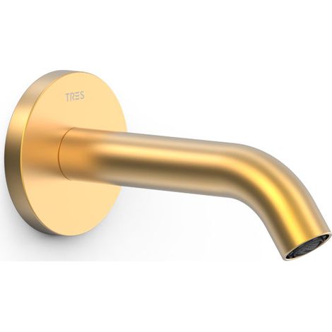 CAÑO FIJO DE PARED EXCLUSIVE ORO 24K MATE