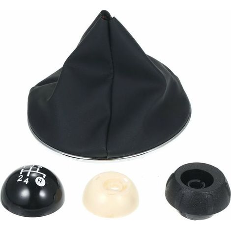2007-2018 Fiat 500 500C Pommeau De Levier De Vitesse De Voiture En Cuir Joystick Remplacement De La Couverture De Demarrage (1/5)