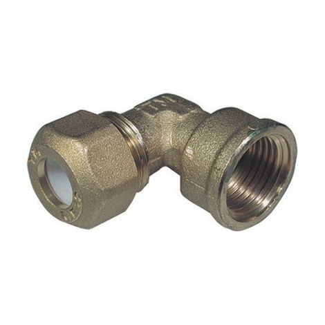 GOMITO FEMMINA PER RAME CON OGIVA TEFLON TIEMME- 1/2 x 12R- TIEMM- pezzi 1
