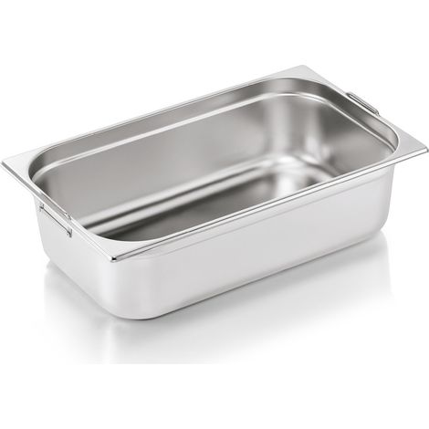 Bac inox GN 1/1 H 150 mm 20 ltr poignées rabattables GN CORE - Was Germany (1/2)
