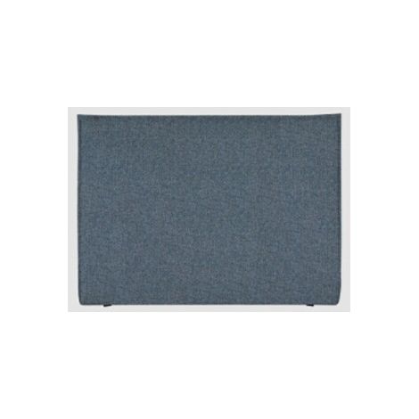 Panneau de tête de lit en tissu Epeda DOUCEUR JEAN 160x120 cm bleu capitonnage 10 cm