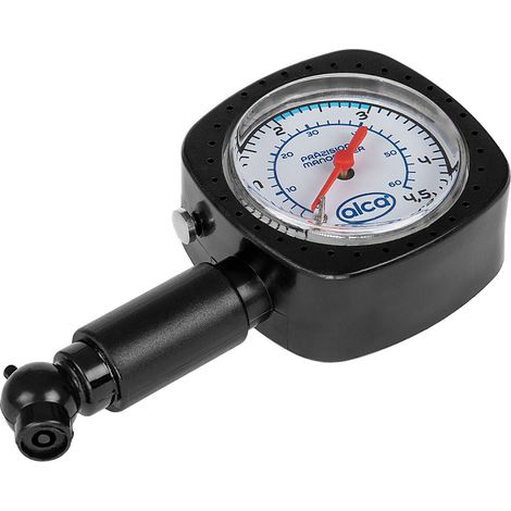 alca® Reifendruckprüfer Luftdruckprüfer Manometer Kontrollsystem für Reifen bis 4,5 bar Druckprüfer Memory Funktion Schraderventil Auto (1/4)