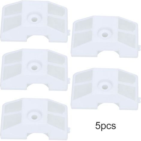 5pcs filtres à air tronçonneuse – 4500/5200/5800 45-58cc – plastique/papier 8,8 cm – entretien jardin (1/5)