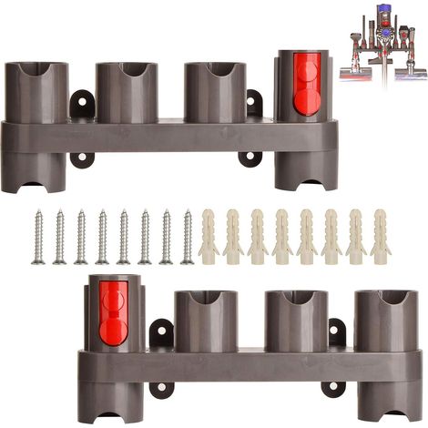 Wall Mount Accessory Storage Holder, Docking Station Wall Mount Compatible with Dyson V7 V8 V10 V11 SV10 SV11 Vacuum Cleaner Accessories (1/5)