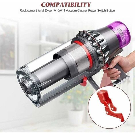 2 Pièces Interrupteur à Gachette Robuste pour Dyson V10 V11 Aspirateur Commutateur de Gachette D'alimentation (1/4)