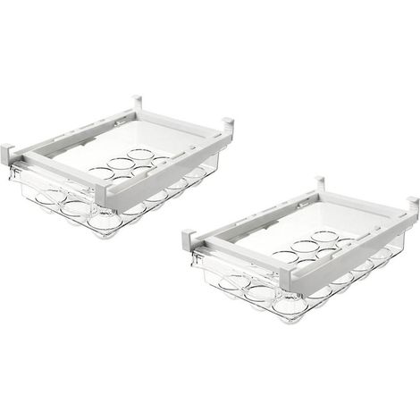 Support à œufs pour réfrigérateur, tiroir de rangement pour œufs de réfrigérateur, organisateur de tiroir pour mini-réfrigérateur (1/5)