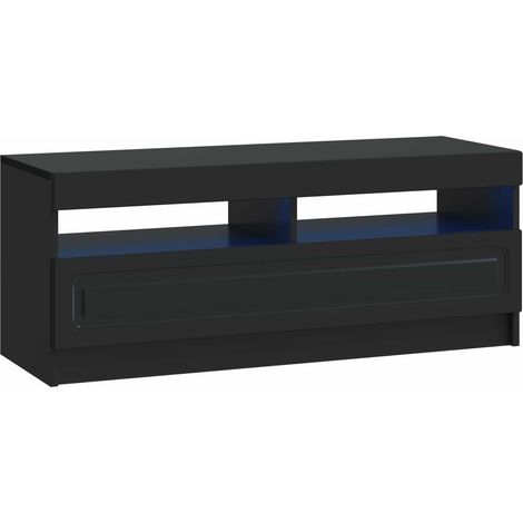 vidaXL Mobile TV LED Nero Legno ingegnerizzato (1/5)