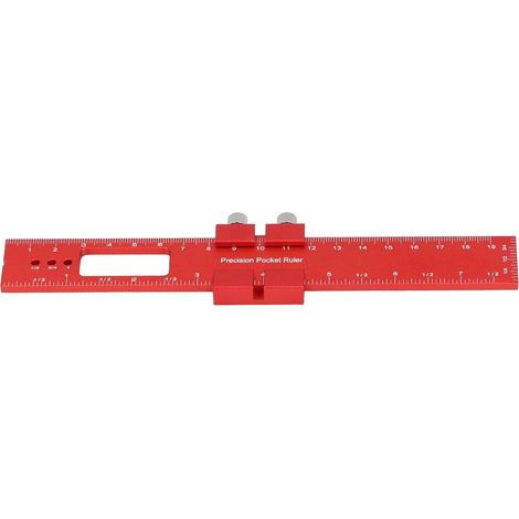 Règle coulissante en alliage d'aluminium LiebeWH 200 mm, outil de (1/5)