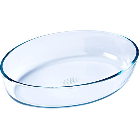 PYREX, Ideal Airfryer, piatto da forno ovale, vetro borosilicato resistente, 21 x 13 cm, cottura omogenea (1/2)