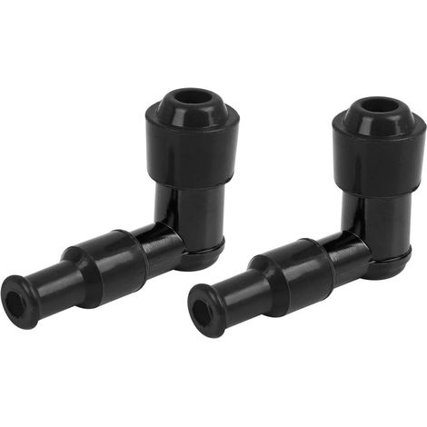 Bougie Allumage Capuchon Noir Imperméable pour Moto Cross Moto ATV 2pcs (1/5)