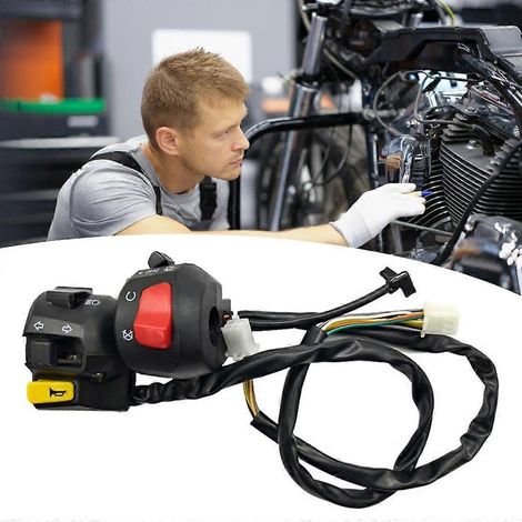 Phare de moto avec interrupteur pratique et installation simple (1/4)