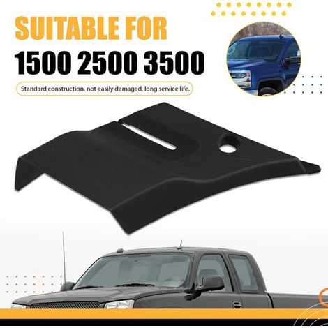 1 Spezifikation: Vorne rechts Farbe: Schwarz Material: Kunststoff Lüftungsabdeckung der Motorhaube Windschutzscheibe (1/4)