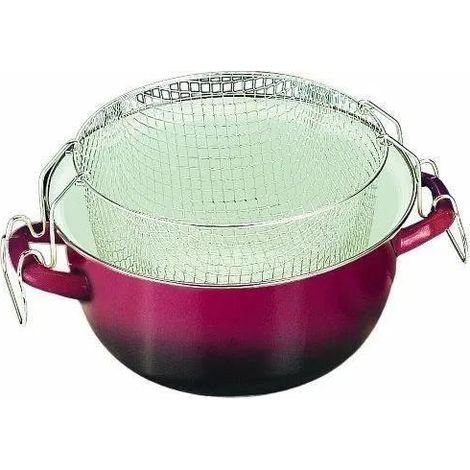 Fritteuse mit emailliertem Stahlkorb 24cm 931624 ibili