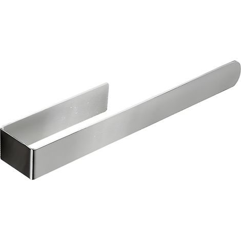 Porte-serviettes multifonctionnel en acier inoxydable, barre porte-serviettes auto-adhésive pour salle de bain et cuisine, antirouille et facile à installer grâce à son adhésif.-AquaForge (1/5)