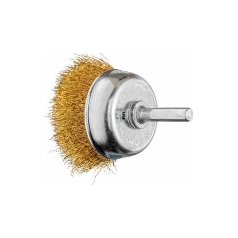 PFERD TOOLS Topfbürste ungezopft TBU Ø50mm Schaft-Ø 6 mm Messing-Draht-Ø 0,20 Bohrmaschinen (1/3)