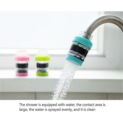 Purificateur d'eau pour robinet de cuisine couleur aléatoire filtreur de robinet domestique purificateur d'eau potable (1/5)