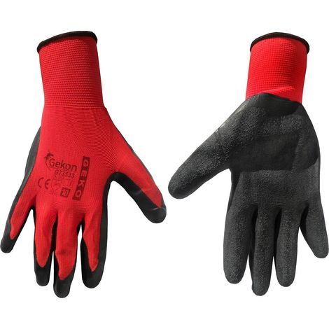 Geko Schutzhandschuhe Größe 10/Latex rot/(12/240)