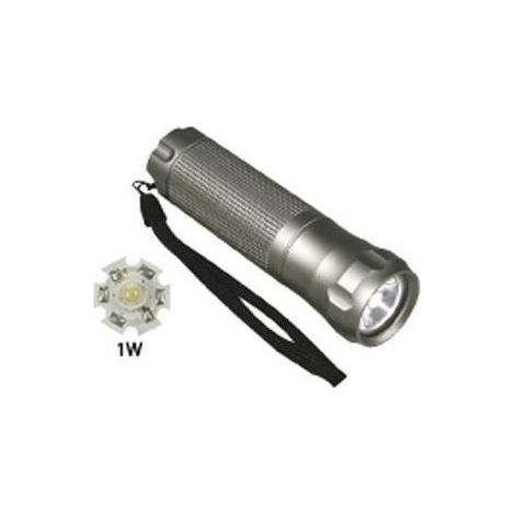 Taschenlampe – Markenlos – 1 W – Aluminium – Metall – Leistungsstarkes Licht