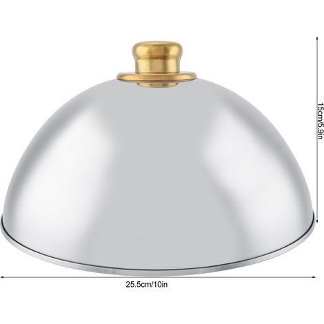 Edelstahldeckel für Servierschale - Kuppel für Catering (klein) (1/5)