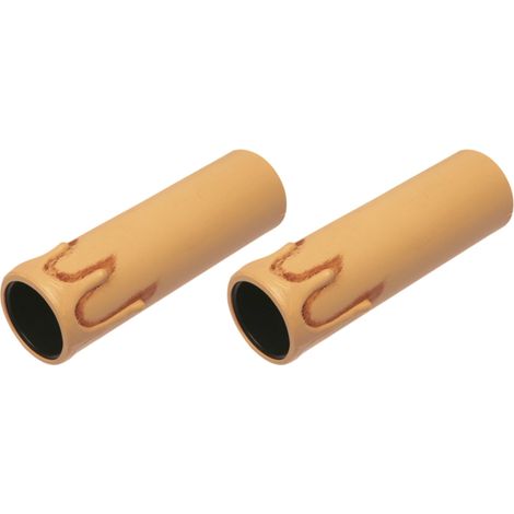 poly pool - 2 portalampada e27 a candela 250 v con staffa metallica avorio antico