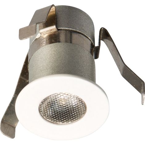 Pack de 6 spot rond BALI LED 1 fixe blanc 4000K 6x1,2W IP54 - EUROPOLE - 46121 (1/4)
