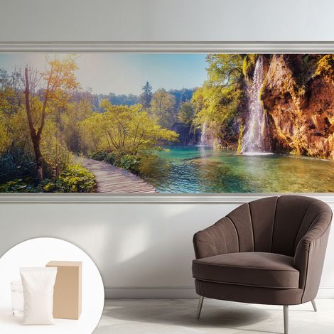 Carta Da Parati - Murale Alla Moda Decorazione - Camera Da Letto - Con Colla Gratuita Paesaggio naturale 250x104 cm (1/5)