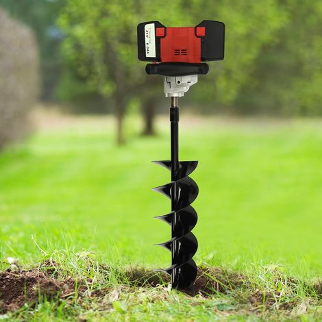 2000W Post Hole Digger, Electric Fence Ground Borrer Earth Auger for Home Construction Sites Farms Power Systems 1061822.5cm (1/5)