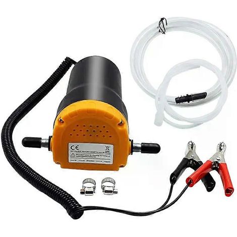 Pompe à huile moteur électrique 12 V pour voiture, moteur diesel, extracteur de fluide de carter, pompe de transfert de carburant avec tubes pour bateau et moto. (1/5)