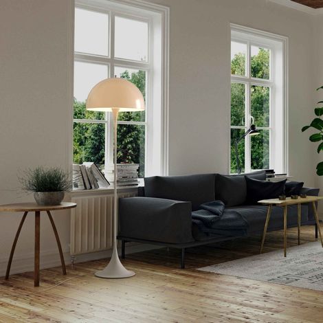 Barcelona Led – Lampadaire salon PALM – Structure élégante avec protection IP20 – Supporte 3 ampoules E27 – Base robuste pour stabilité
