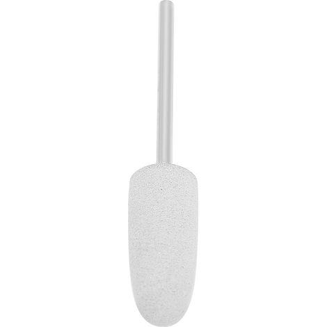 Fraises de polissage dentaire en caoutchouc silicone grain 240, accessoire pour foret, format XXL, argent blanc