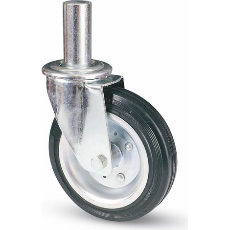Avo RUOTA GIREVOLE PER PONTEGGI art.80BI mm.200-perno mm.40x190