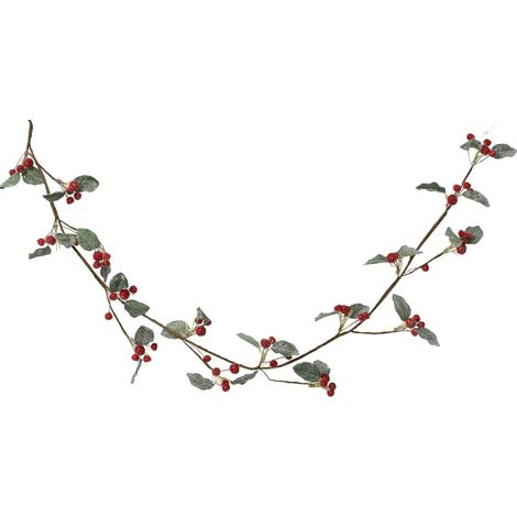 Ghirlanda decorativa bioclimática con hojas de guisante 130 cm (1/2)