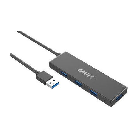 Hub Emtec Ultra Slim USB3.2 de 4 puertos (1/3)