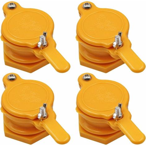 royaluxe - 4 PCS Robinet Extracteur de Miel de Vanne de Miel en Nylon Ruche Abeille de Robinet de Miel pour Apiculteur Outil D'éQuipement D'Apiculture, (1/5)