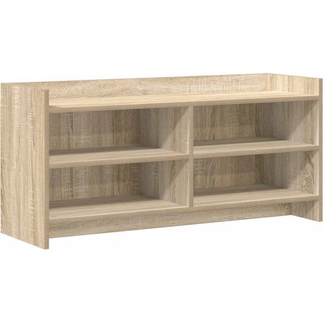 TV-Schränk 100 x 33 x 47 cm Sonoma-Eiche Holzwerkstoff (1/5)