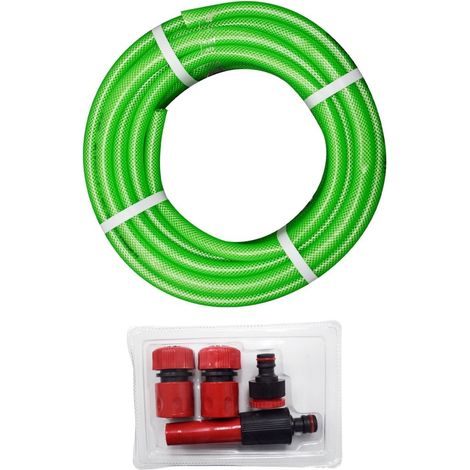 Kit de Manguera Mallalatex: Flexible en Tamaños de 15 mm x 5/8" en 20m, 25m y 50m - Ideal para Jardinería  15 X 5/8 (15 METROS) - (1/5)