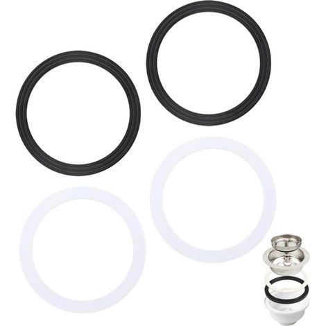 O-ring in gomma da 110 mm per tappo di scarico del lavello, O-ring di ricambio per tappo di scarico del lavello da 110 mm per cucina e bagno. (1/4)